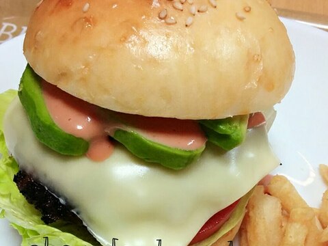 カフェみたいな♡アボカドチーズバーガー